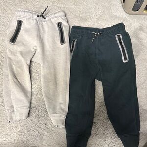 Kids Jogger Pants Set - Gray and Dark Teal
